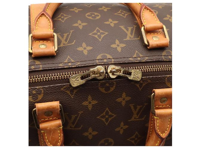 Borsa da viaggio Louis Vuitton Keepall Marrone - vista 5