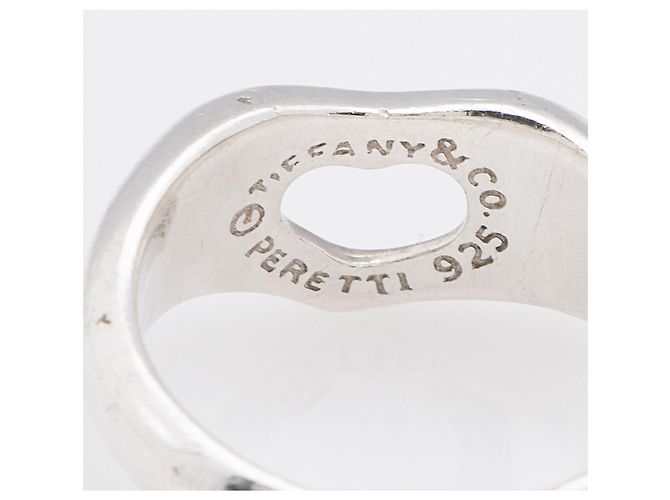 Anello Open Heart in argento sterling Elsa Peretti di Tiffany & Co. - Size 4 1/2 Metallico - vista 4