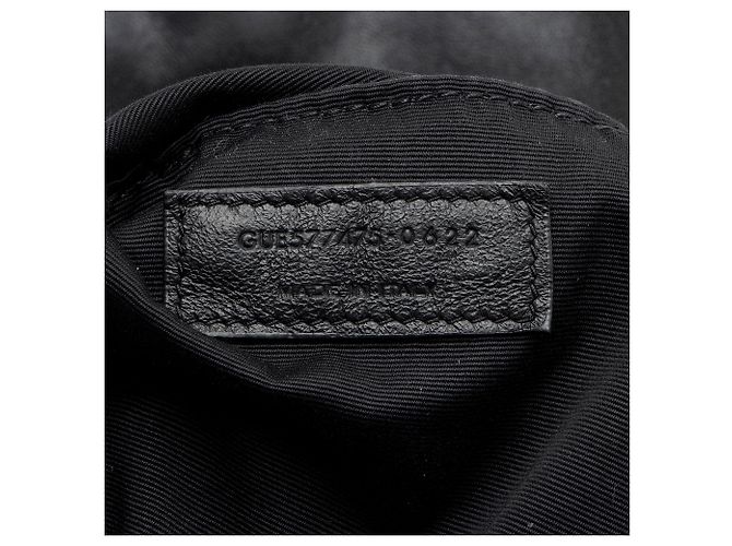 Autre Marque Saint Laurent Lambskin Monogram Puffer LouLou Medium Shoulder Bag Black - view 6