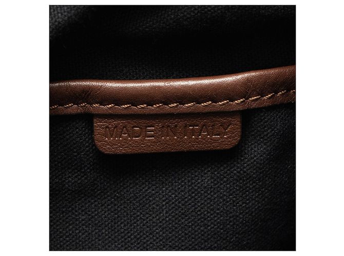 Borsa a tracolla Burberry House Check Leather Little Crush Marrone Beige - vista 9