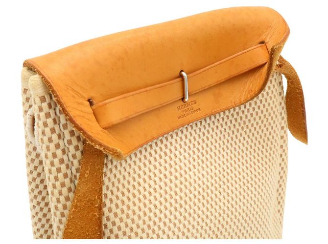 Borsa a tracolla Hermès in tessuto Multicolore - vista 4