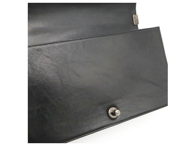 Borsa a tracolla con catena Chanel Boy Matelassé Blu - vista 8