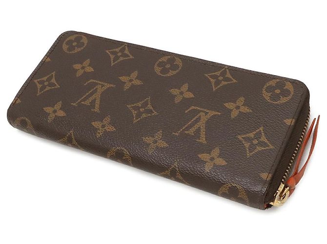Louis Vuitton Portefeuille Clemence Long Wallet Arancione - vista 2