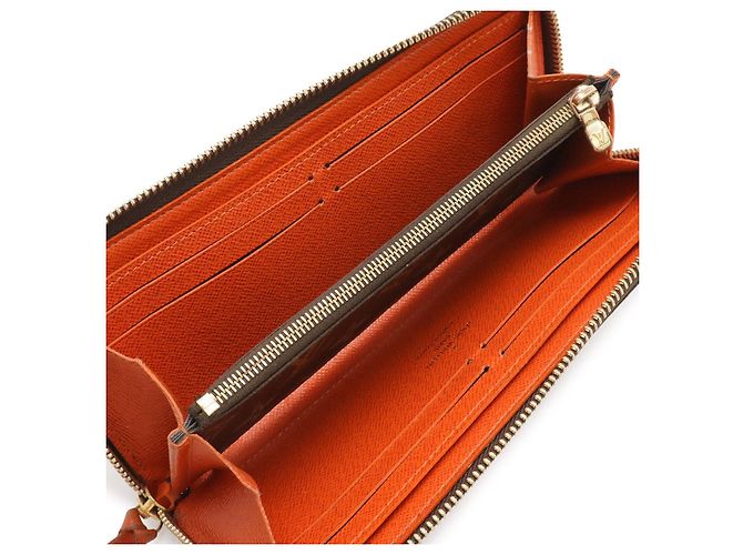 Louis Vuitton Portefeuille Clemence Long Wallet Arancione - vista 5