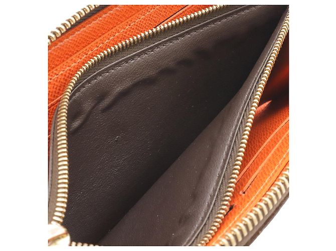 Louis Vuitton Portefeuille Clemence Long Wallet Arancione - vista 6