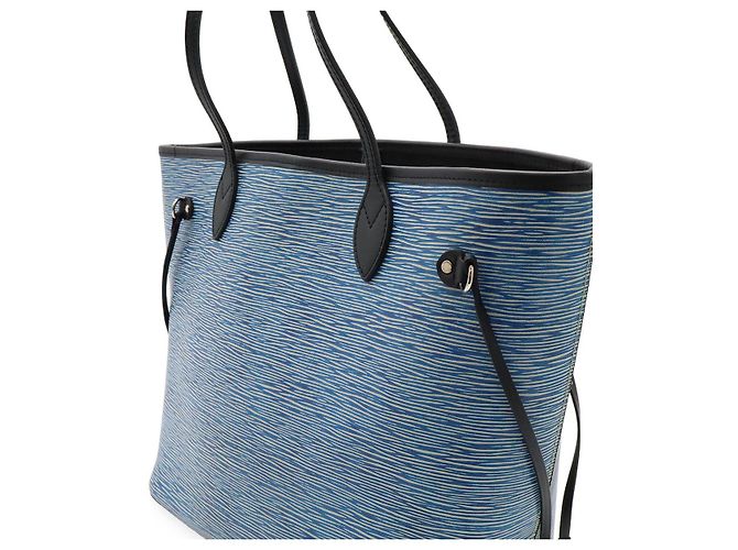 Louis Vuitton Neverfull MM Tote Tasche Blau - Ansicht 5