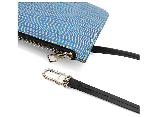 Louis Vuitton Neverfull MM Tote Tasche Blau - Ansicht 7