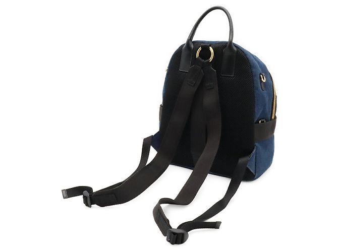 Miu Miu Denim-Rucksack Blau - Ansicht 2