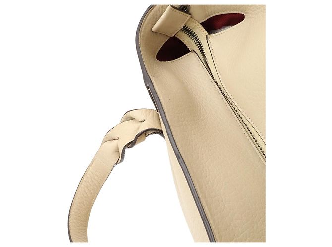 Borsa Loewe Anagram Amazona Fusta Marrone Beige - vista 6