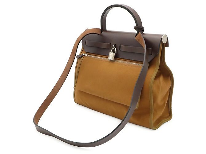 Hermès Hermes Herbag Zip PM Schultertasche Braun - Ansicht 2