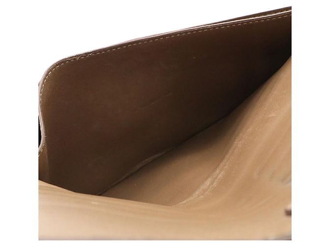 Hermès Portafoglio lungo Hermes Dogon Marrone Beige - vista 8