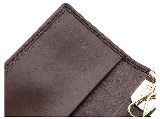 Portachiavi Gucci per 6 chiavi marrone - vista 7