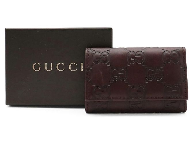 Portachiavi Gucci per 6 chiavi marrone - vista 9
