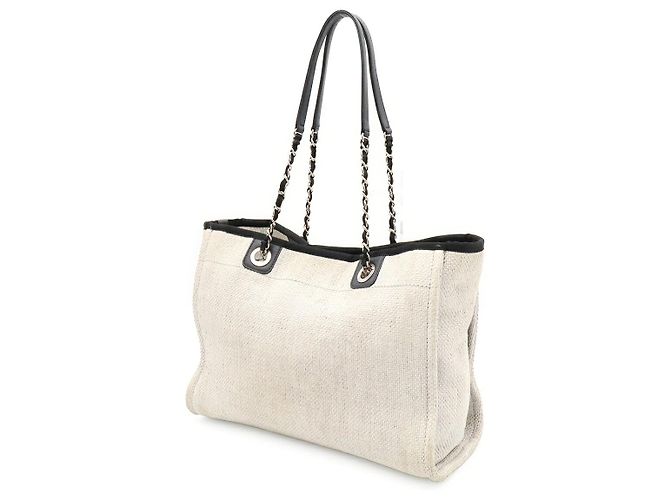 Borsa Chanel Deauville Tote MM Multicolore - vista 2