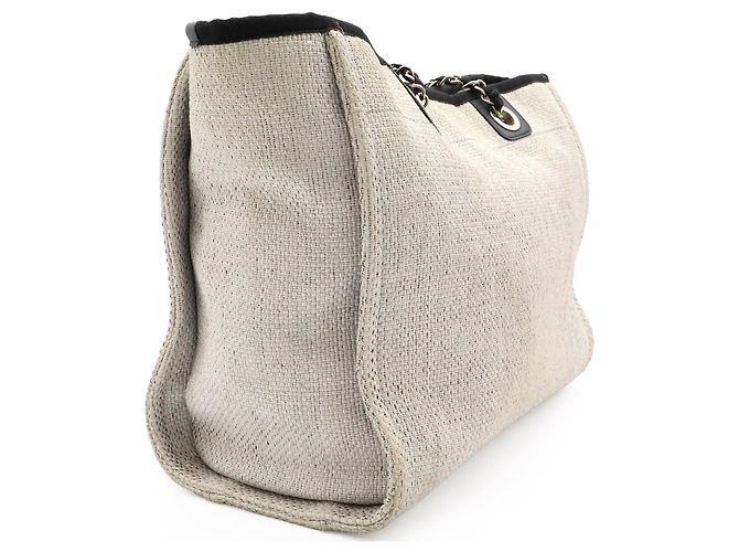 Borsa Chanel Deauville Tote MM Multicolore - vista 6