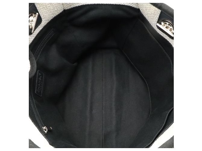 Borsa Chanel Deauville Tote MM Multicolore - vista 8