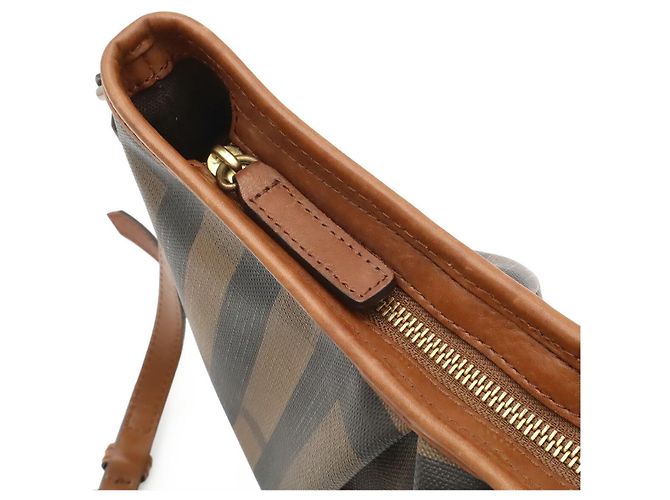 Borsa a tracolla Burberry Smoked Check Multicolore - vista 6