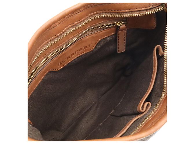 Borsa a tracolla Burberry Smoked Check Multicolore - vista 7