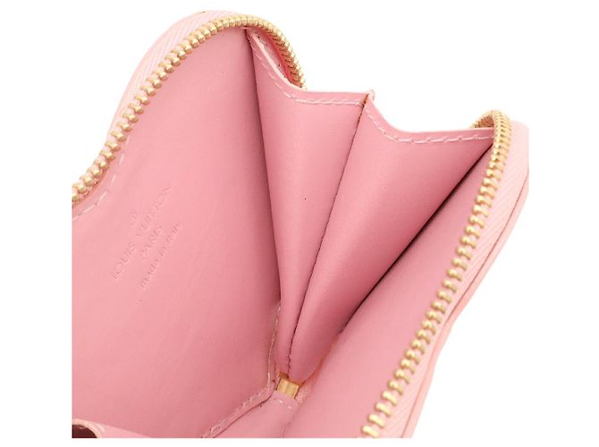 Louis Vuitton Monogram Vernis Heart Coin Case Rosa - vista 5