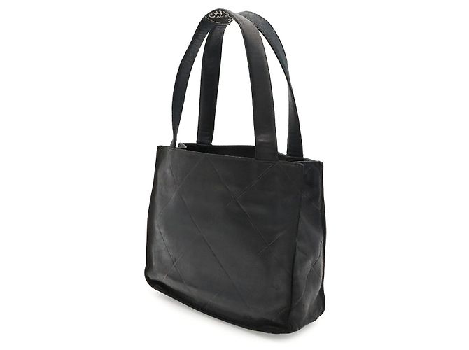 Borsa con etichetta Chanel Boutique Nero - vista 2
