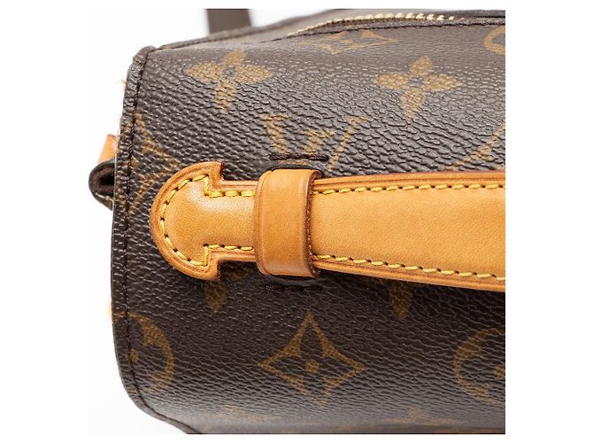 Borsa a tracolla Louis Vuitton Monogram Canvas Pochette Metis Marrone - vista 10