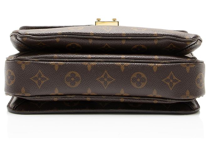 Borsa a tracolla Louis Vuitton Monogram Canvas Pochette Metis Marrone - vista 4