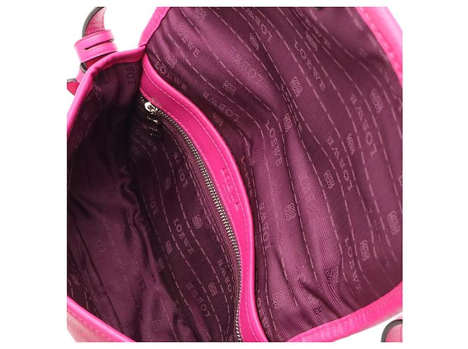 Loewe Heritage Logo Crossbody Bag Pink - Ansicht 8