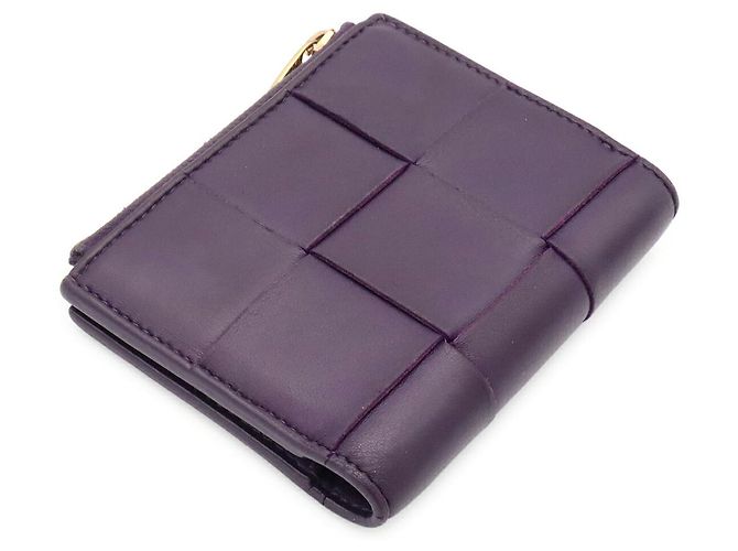 Portafoglio bifold Bottega Veneta Cassette Porpora - vista 2