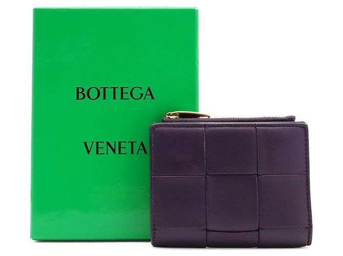 Portafoglio bifold Bottega Veneta Cassette Porpora - vista 9