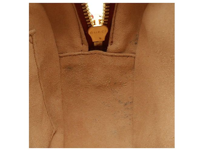 Borsa a tracolla con catena Gucci GG Blooms Marrone Beige - vista 7