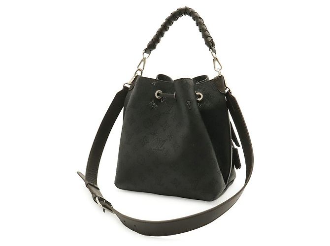 Louis Vuitton Mulia Monogram Mahina 2WAY Tote Schwarz - Ansicht 2
