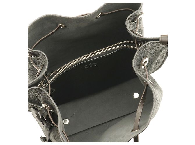 Louis Vuitton Mulia Monogram Mahina 2WAY Tote Schwarz - Ansicht 6