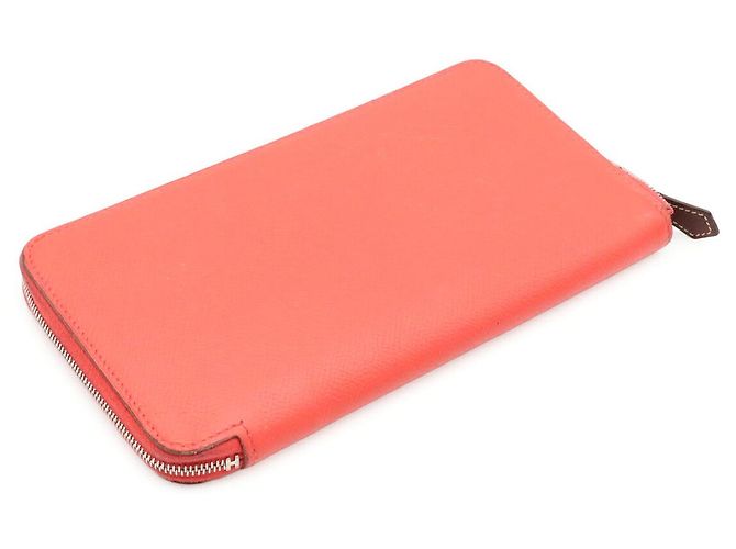 Hermès Portafoglio Lungo in Seta Hermes Azap Rosa - vista 2