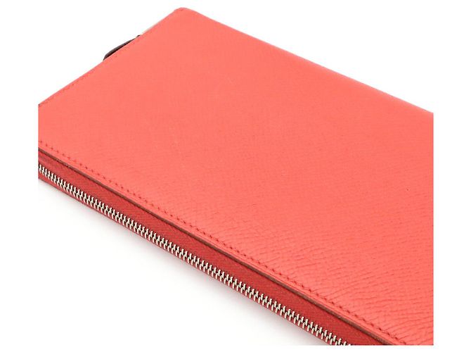 Hermès Portafoglio Lungo in Seta Hermes Azap Rosa - vista 5