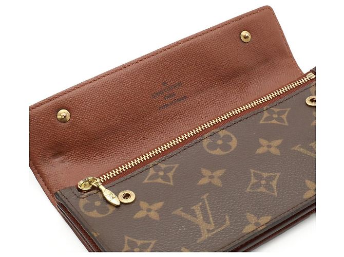 Louis Vuitton Portefeuille Accordéon Long Wallet Marrone - vista 6