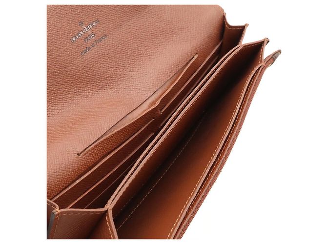 Louis Vuitton Portefeuille Accordéon Long Wallet Marrone - vista 8