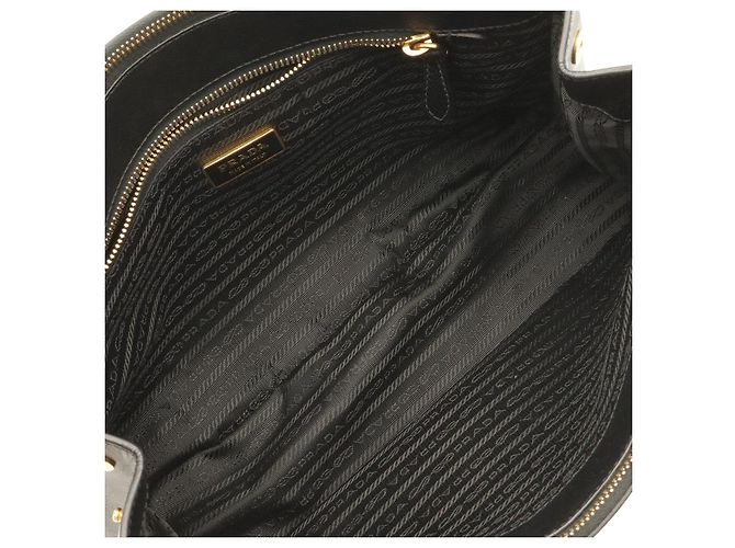 Borsa Prada Galleria Triangle Nero - vista 6