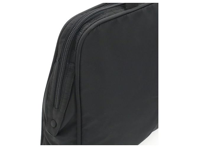 Prada Aktentasche mit Triangle-Logo Schwarz - Ansicht 7