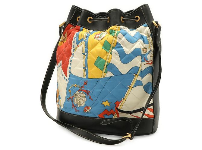 Borsa a tracolla Gucci in nylon nero - vista 2