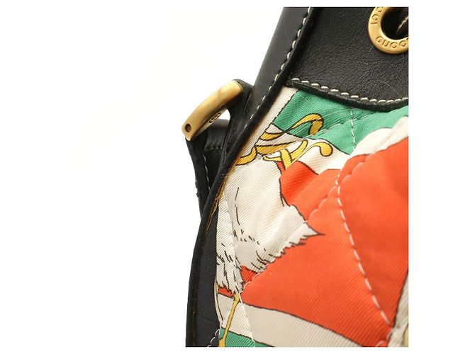 Borsa a tracolla Gucci in nylon nero - vista 6