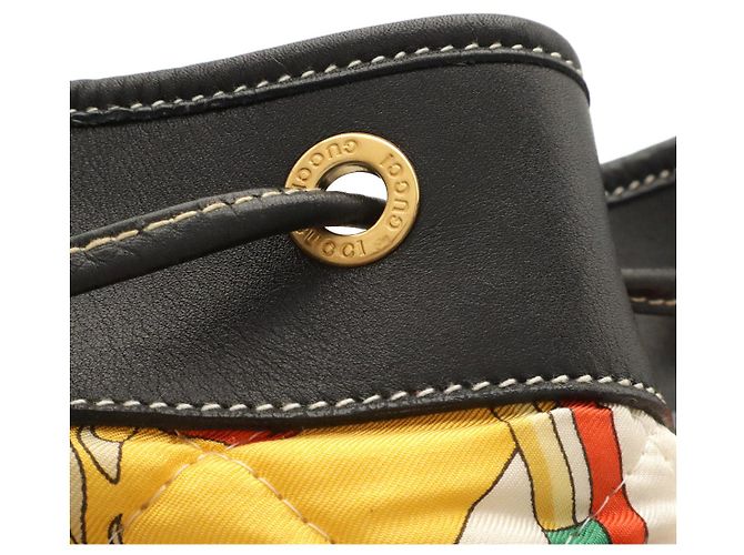 Borsa a tracolla Gucci in nylon nero - vista 7