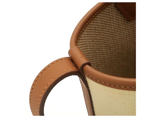 Hermès Hermes H Ambie Tote Bag Braun Beige - Ansicht 5