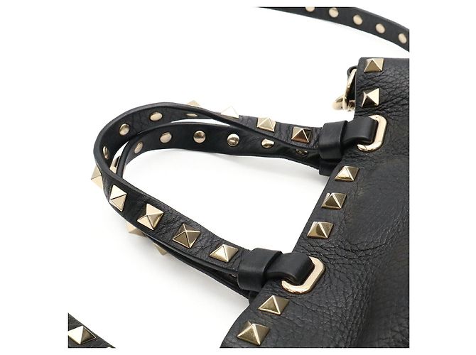 Valentino Garavani Borsa a tracolla 2WAY Valentino Rockstud Nero - vista 4