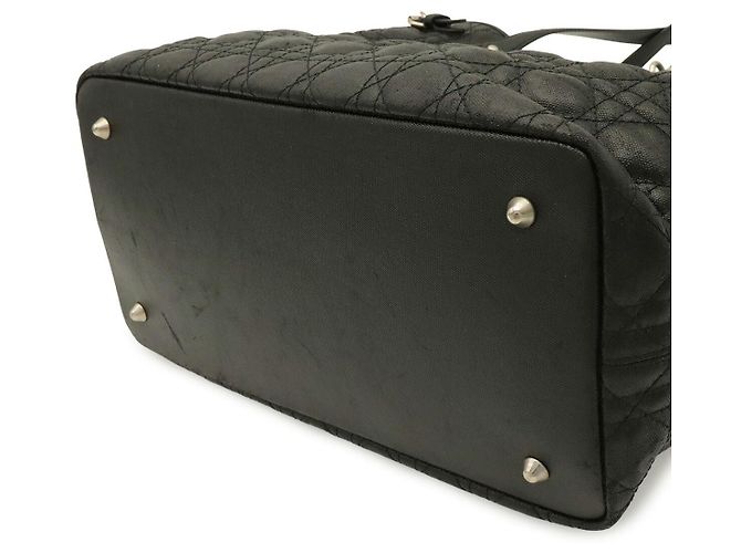 Autre Marque Borsa Tote Dior Panarea Cannage Nero - vista 3