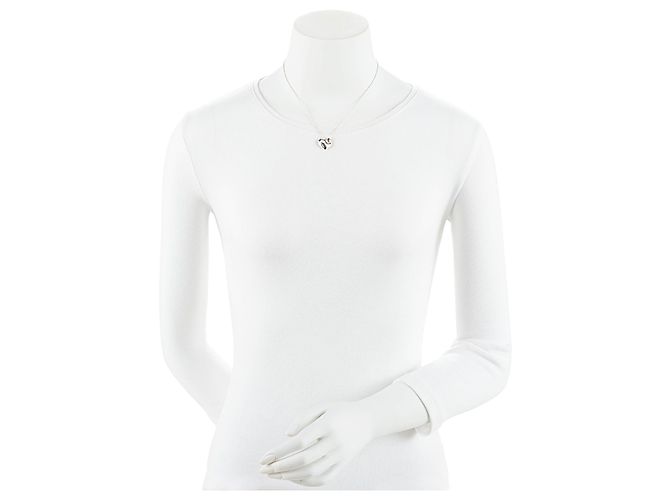 Collana Cuore Piegato Elsa Peretti in Argento Sterling Tiffany & Co. Metallico - vista 2