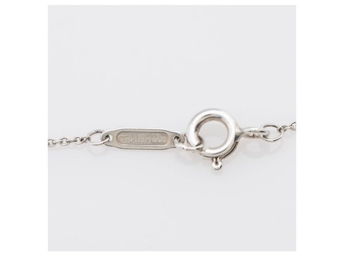 Collana Cuore Piegato Elsa Peretti in Argento Sterling Tiffany & Co. Metallico - vista 4