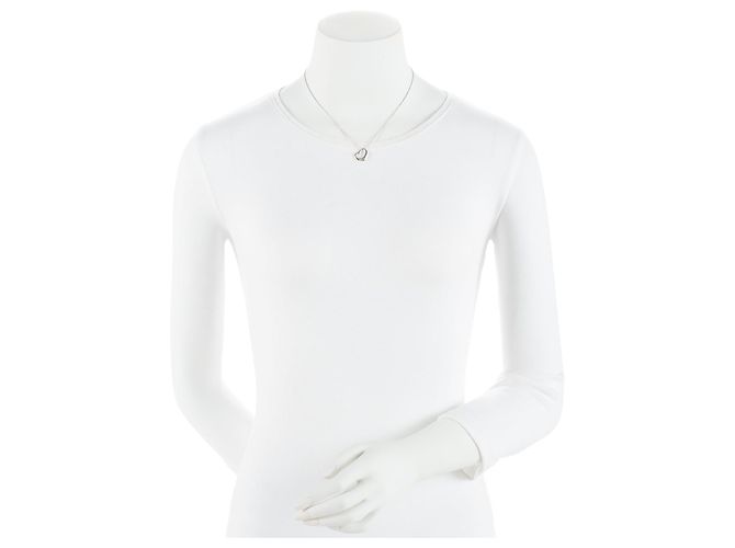 Collana Tiffany & Co. Elsa Peretti Open Heart 11mm in argento sterling Metallico - vista 2