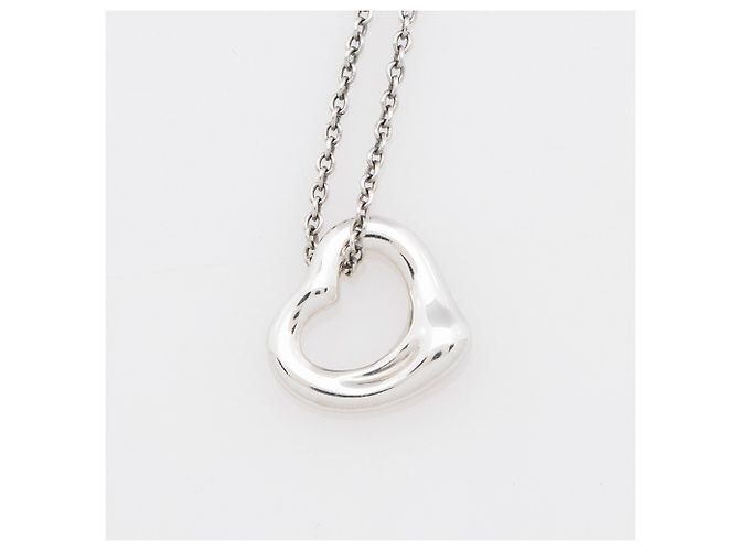 Collana Tiffany & Co. Elsa Peretti Open Heart 11mm in argento sterling Metallico - vista 6
