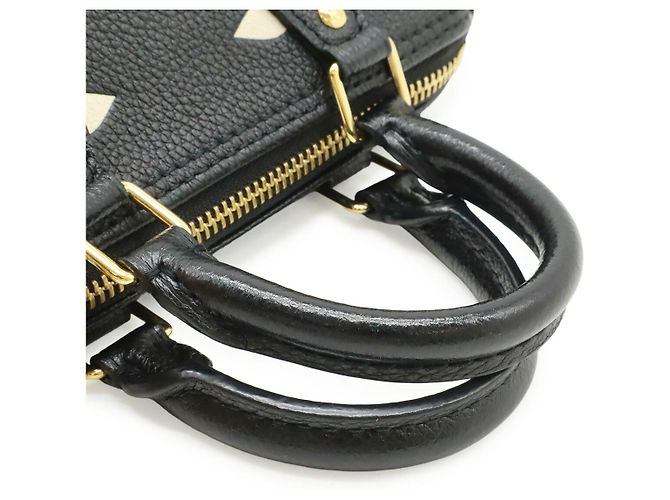 Borsa a mano Louis Vuitton Nano Speedy Nero - vista 4