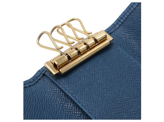 Louis Vuitton Multicle 4 Schlüsselhalter Blau - Ansicht 7